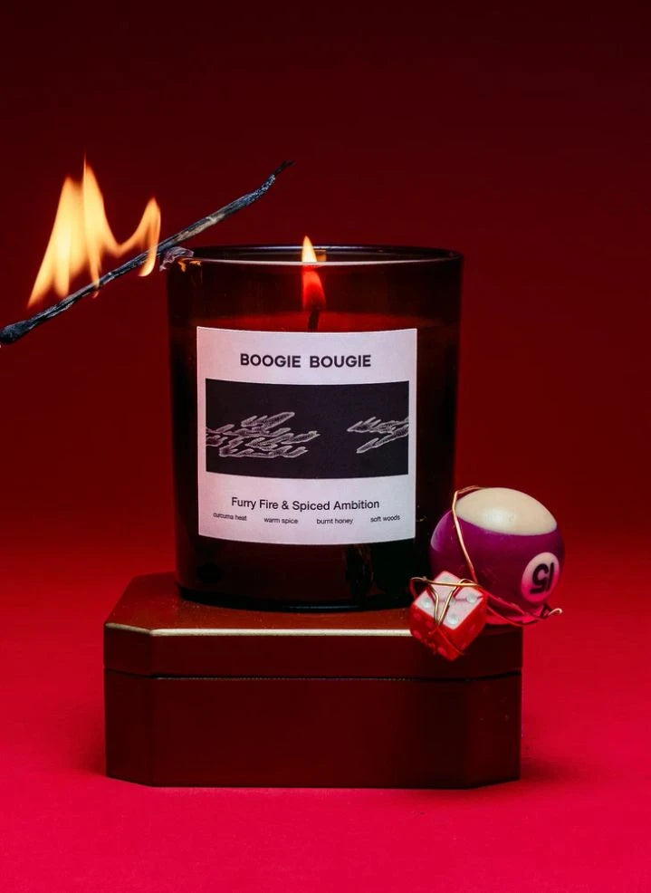 Boogie Bougie - Furry Fire and Spiced Ambition Candle - 270g