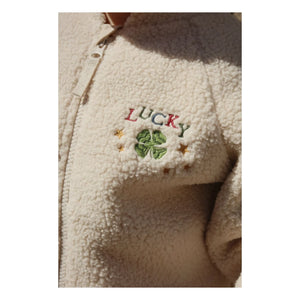 Konges Sløjd - Lucky Recycled Fiber Jazz Sherpa Jacket | Beige