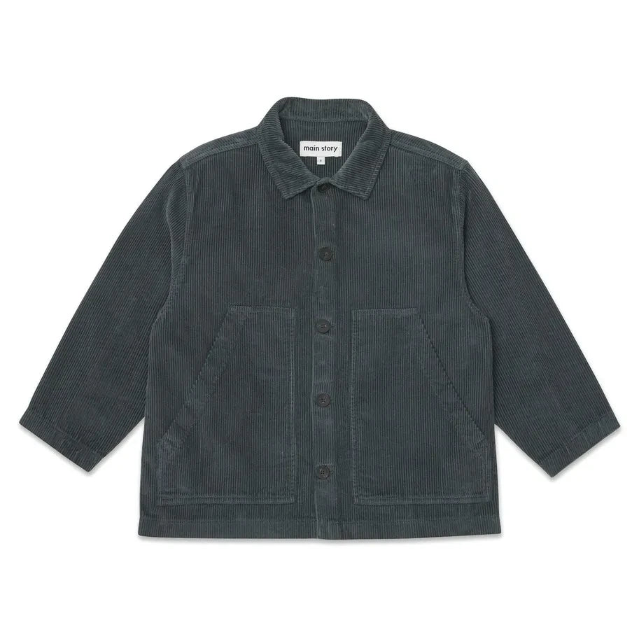 Main Story - Geri Dönüştürülmüş Lif Overshirt | Gri