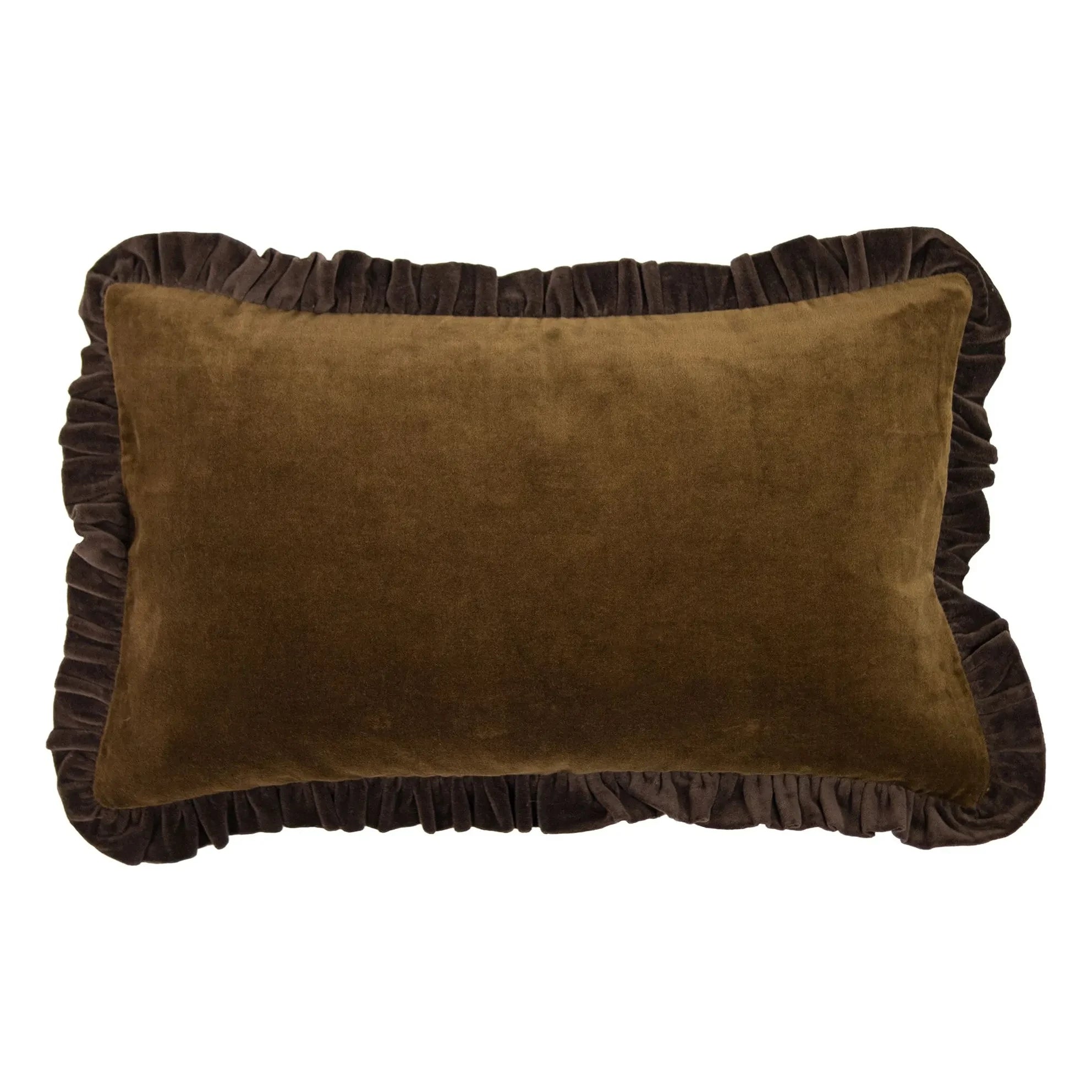Olsson & Jensen - Doris Velvet Pillow Cover | Olive
