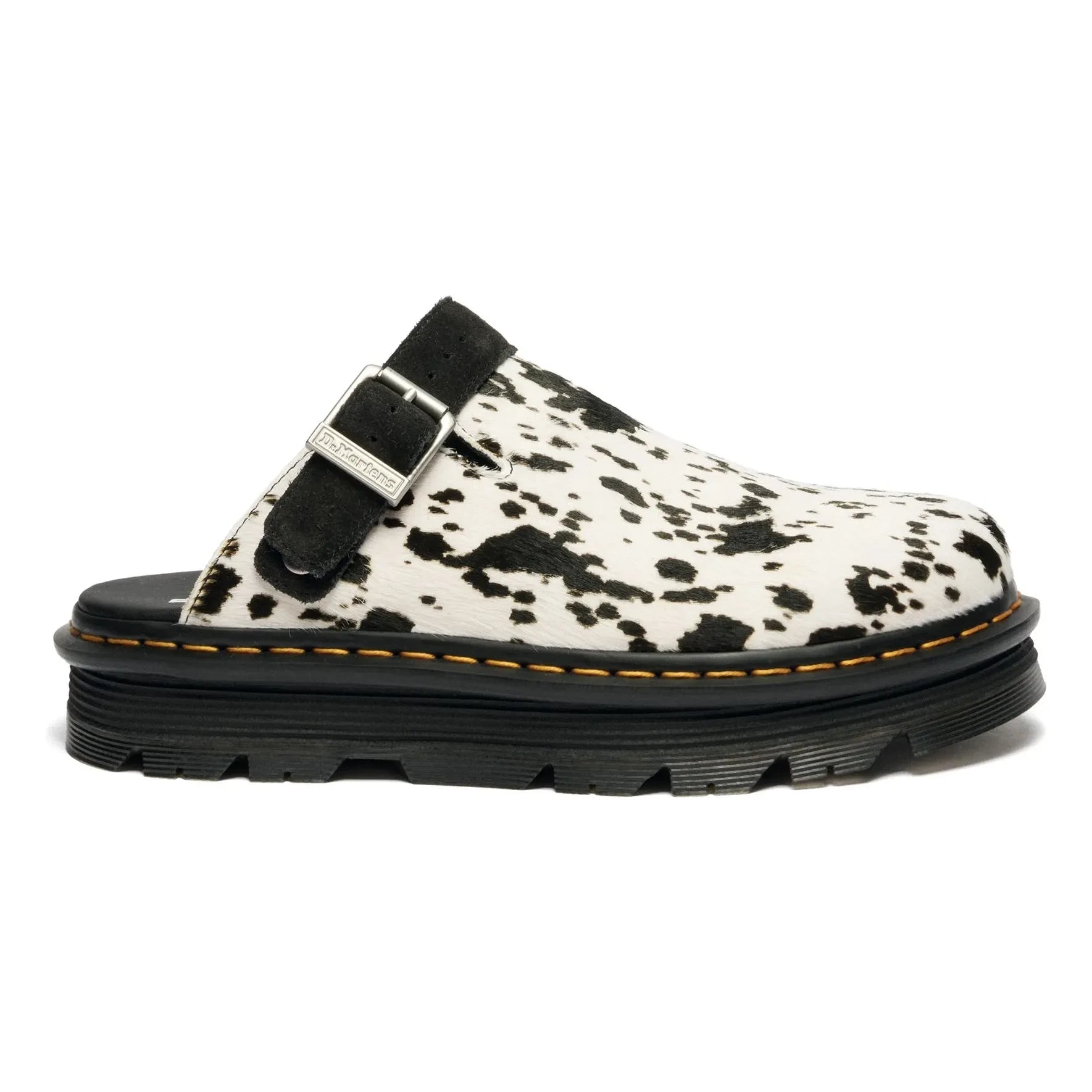 Dr Martens - Zebzag Dalmatian Slippers | White