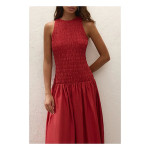 Faithfull the Brand - Sanchia Cotton Dress | Red