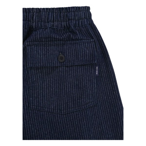 Kappy - Tired Denim Striped Trousers | Indigo