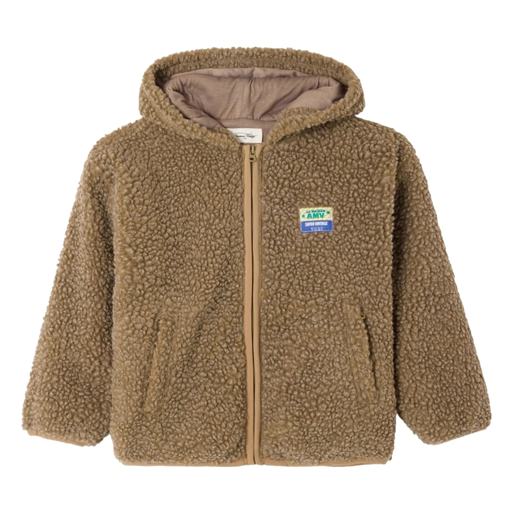 American Vintage - Hoktown Sherpa Kapüşonlu Ceket | Kahve