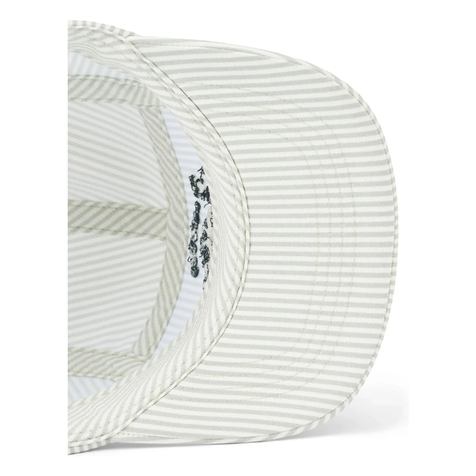 Liewood - Rory Striped Seersucker Organic Cotton Hat | Green
