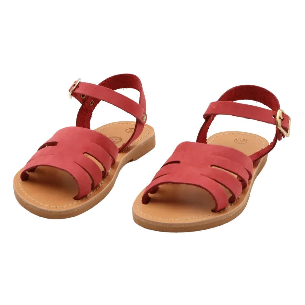 Théluto - Alienor sandals | Raspberry Red