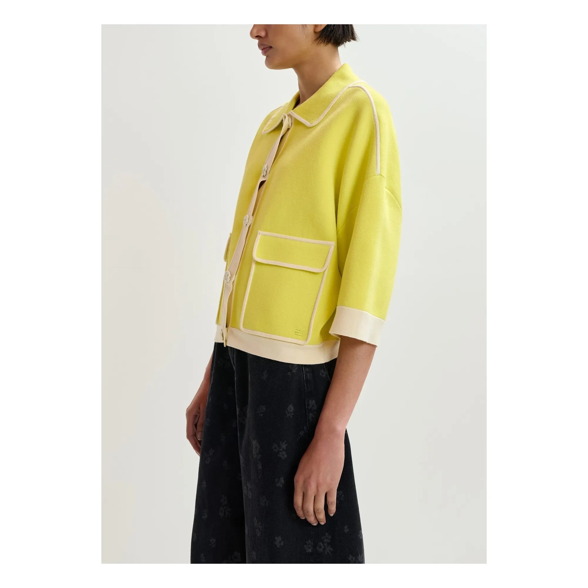 Essentiel Antwerp - Jugly Cardigan | Lemon yellow