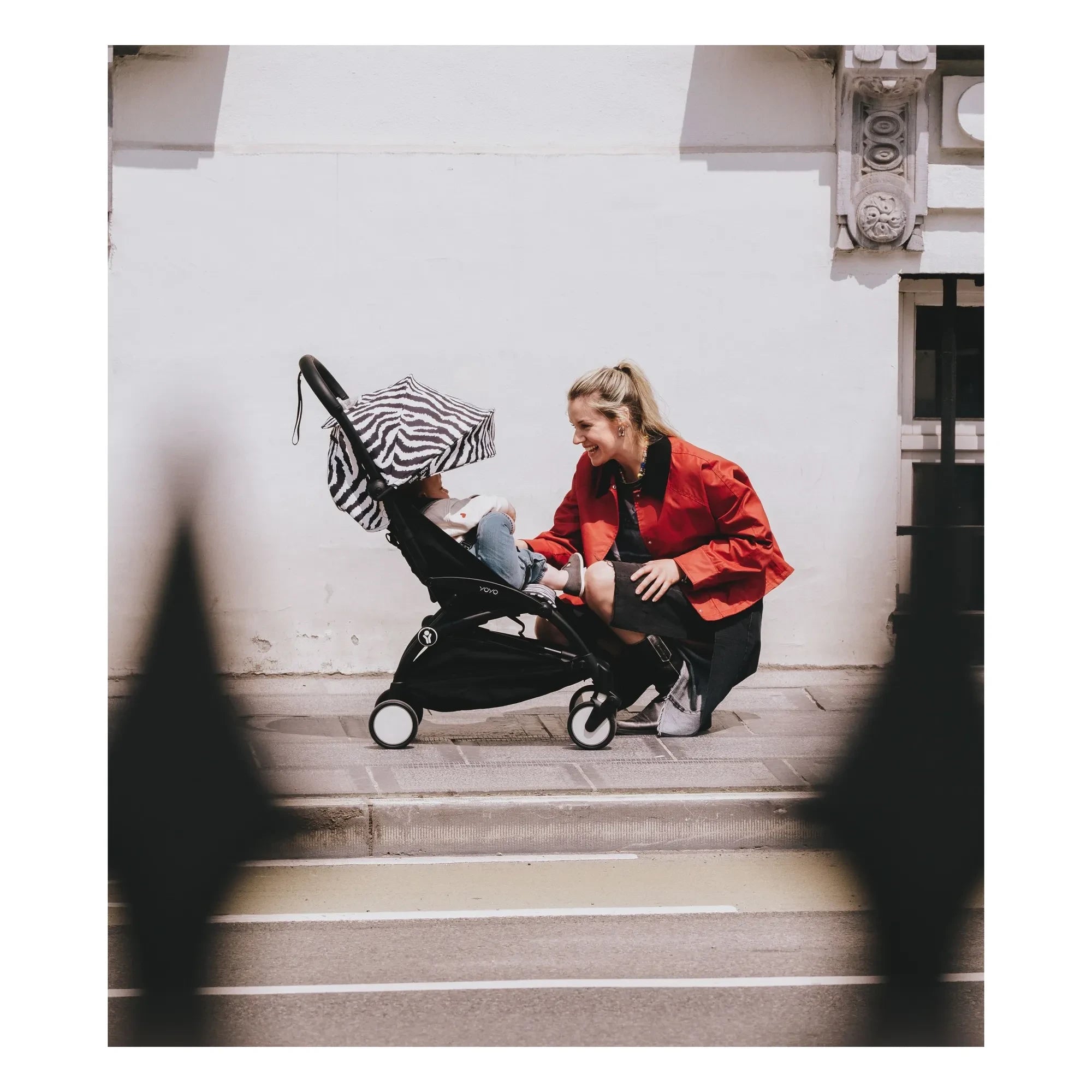 Stokke® - YOYO³ 6+ Baby Stroller White Frame | Zebra