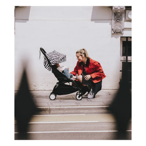 Stokke® - YOYO³ 6+ Baby Stroller White Frame | Zebra