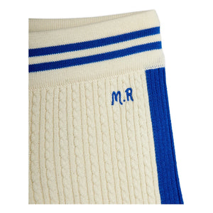 Mini Rodini - Organic Cotton Knit Shorts | Ecru