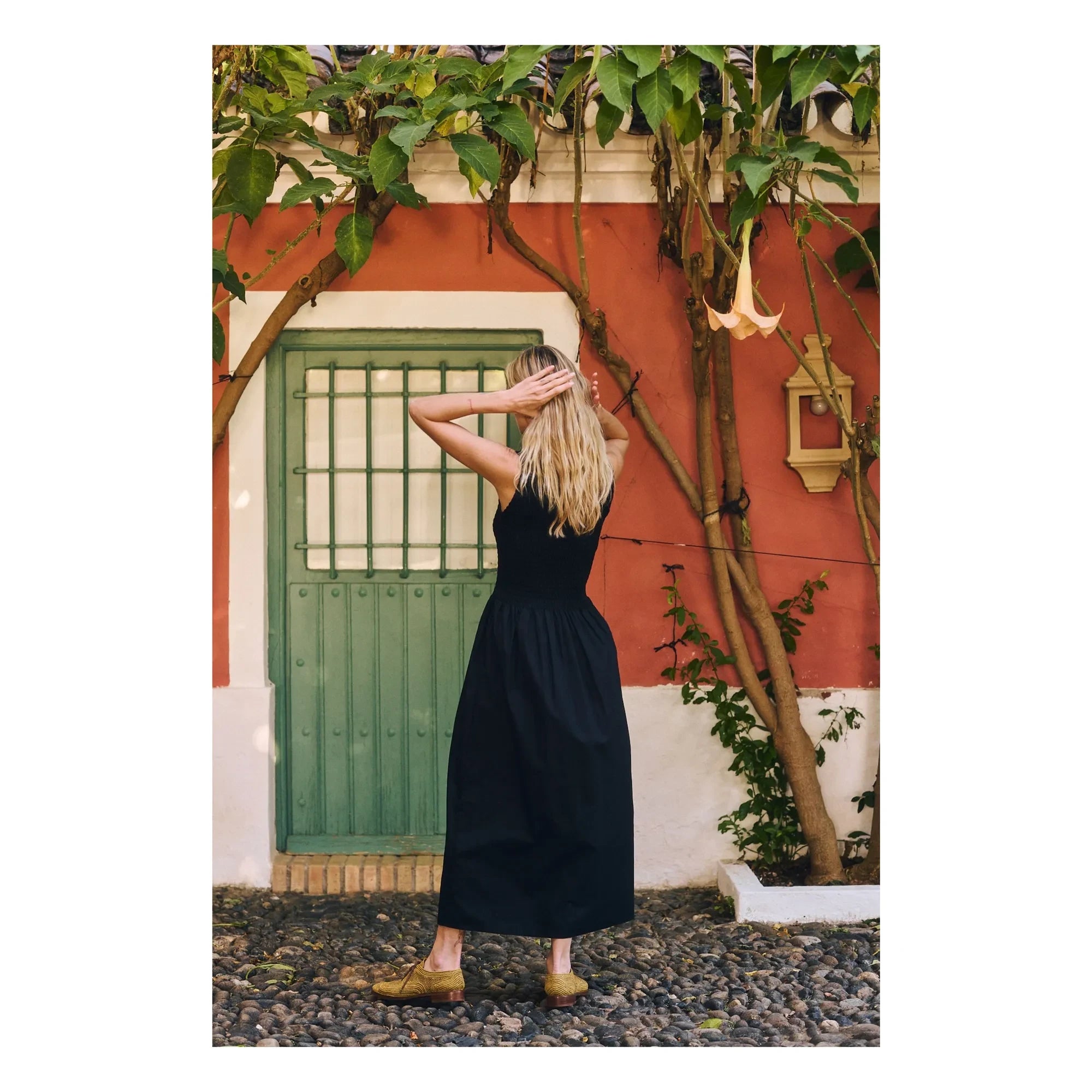 Maria de la Orden - Saint Barth Cotton Dress | Black