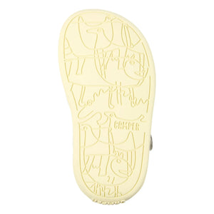 Camper - Bicho Baby Ruffle Sandals | White