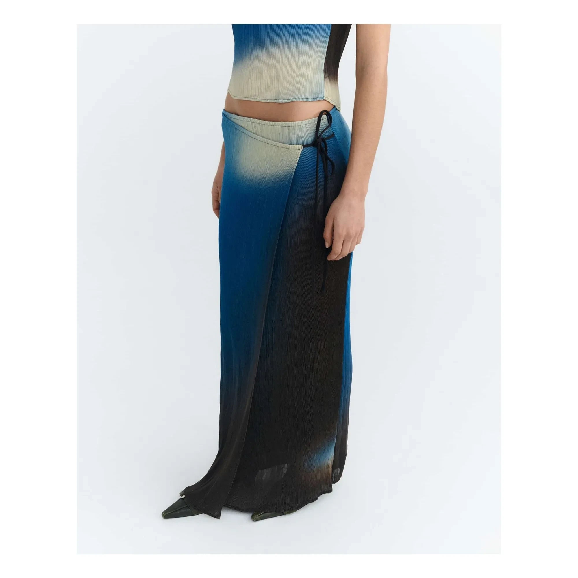 Thinking Mu - Pauline Skirt | Blue