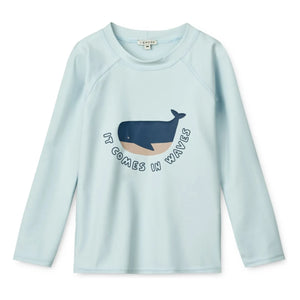 Liewood - Noah UV Protective T-Shirt Recycled Fibers | Light Blue