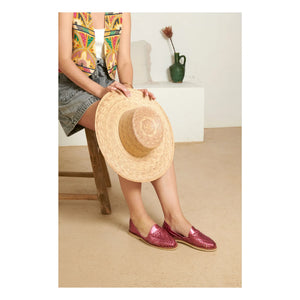 Mapache - Alegre Metallic Sandals | Pink