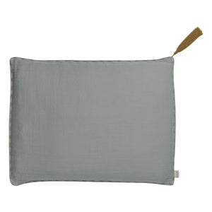 Numero 74 - Organic Cotton Pillow | Silver Gray S019