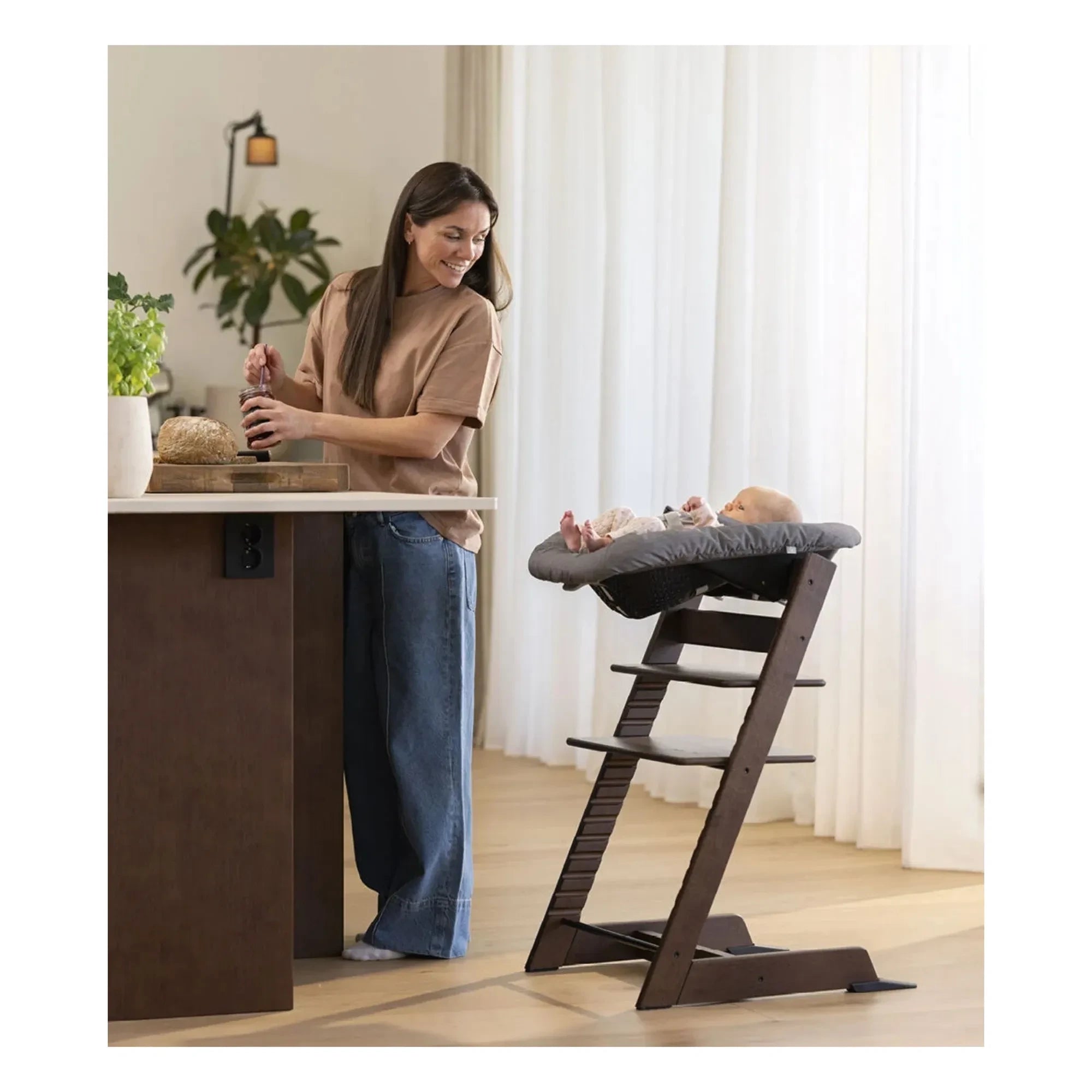 Stokke® - Tripp Trapp® Oak High Chair | Brown