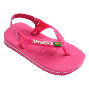 Havaianas - Baby Brasil Logo Flip Flops | Pink