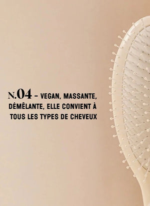 La Bonne Brosse - La Miracle Hair Brush No. 04 - Tangle Detangling and Massage | Cream