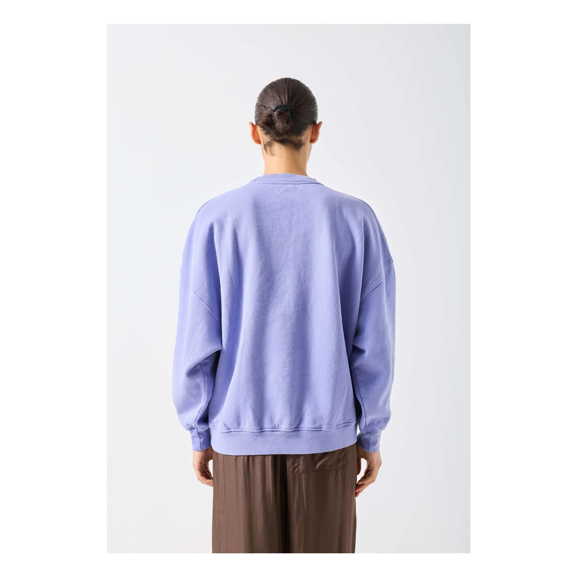 American Vintage - Plizzy Cotton Sweatshirt | Lavender