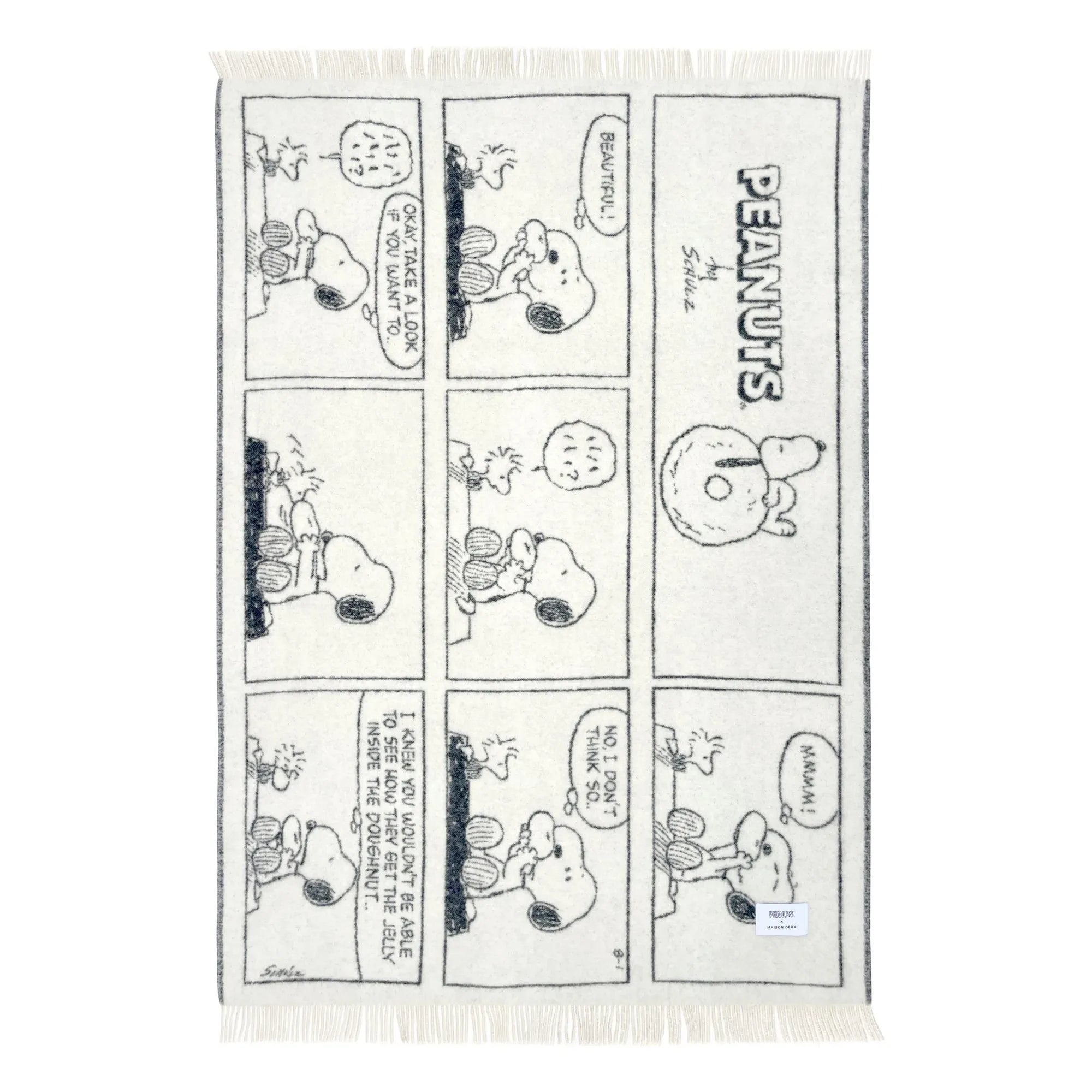 Maison Deux - Peanuts Scarf | Black