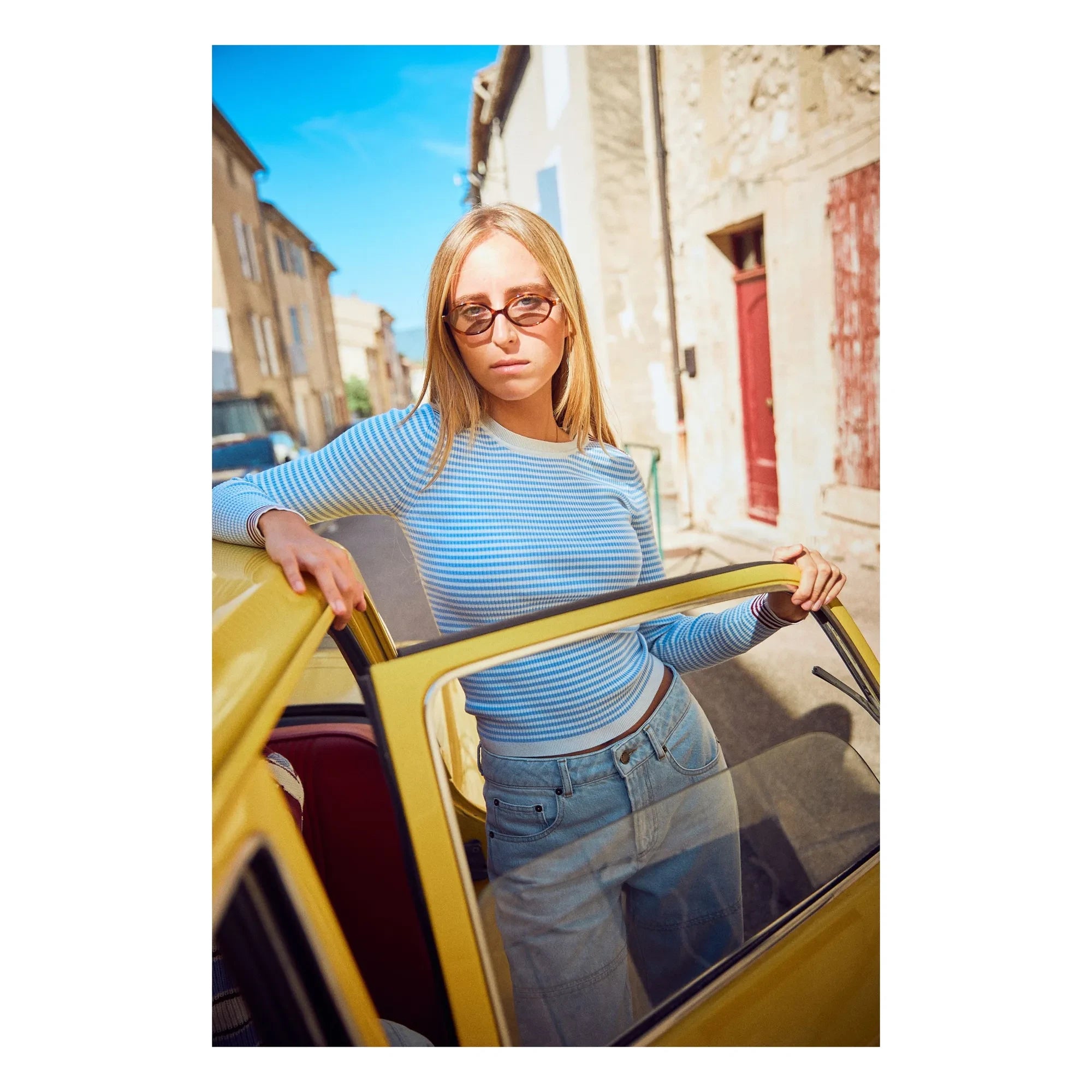 Indee - Vesuvio Striped Sweater | Blue