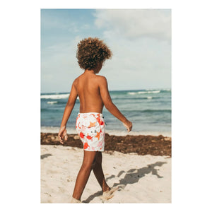 Pepita & Me - Crustacean Bath Shorts | Ecru
