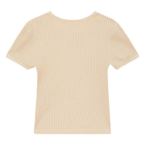Hundred Pieces - Nova organik pamuklu T-shirt | Krem