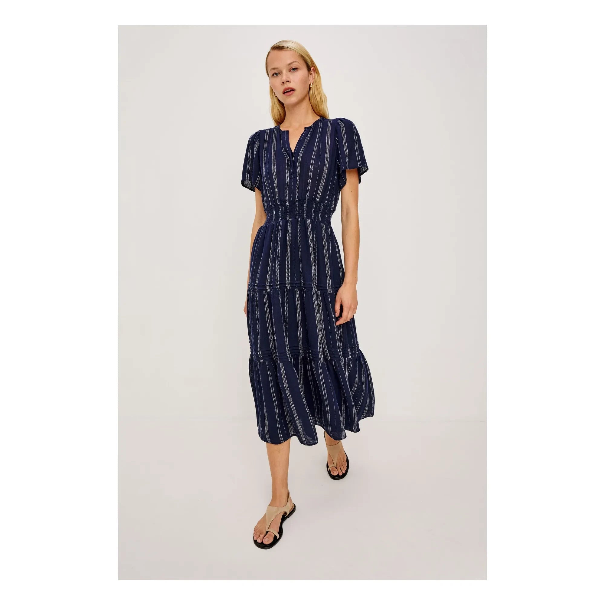 Rails - Cannes Striped Dress | Navy Blue