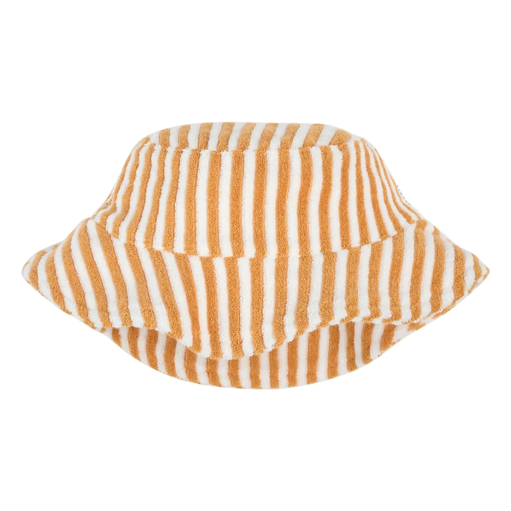 Petit Lem - Striped Organic Cotton SpongeBob | Camel