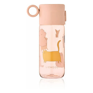 Liewood - Clemence Tritan Bottle - 350 ml | Cats and Dogs/Sandy