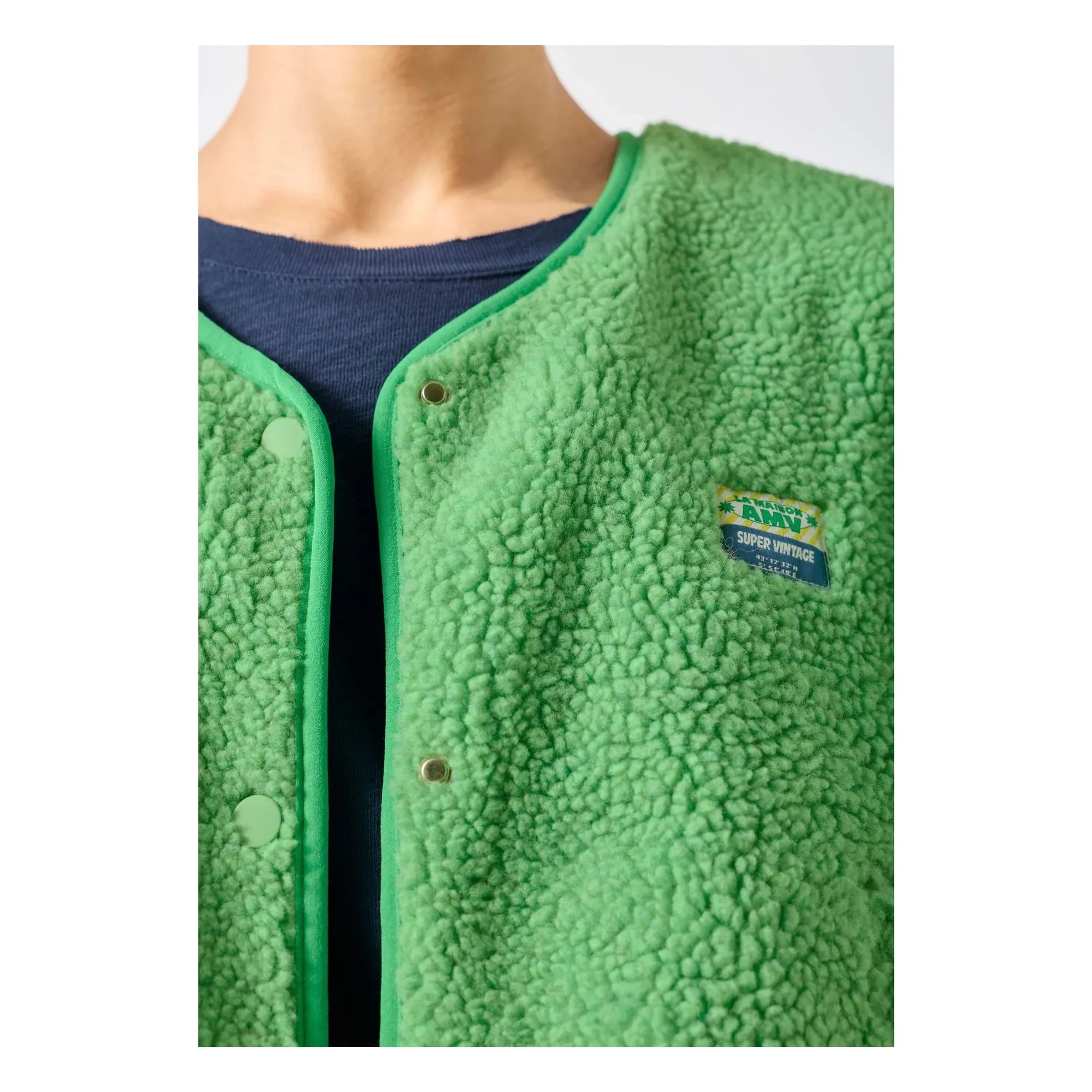 American Vintage - Hoktown Sleeveless Vest | Vert Palmier