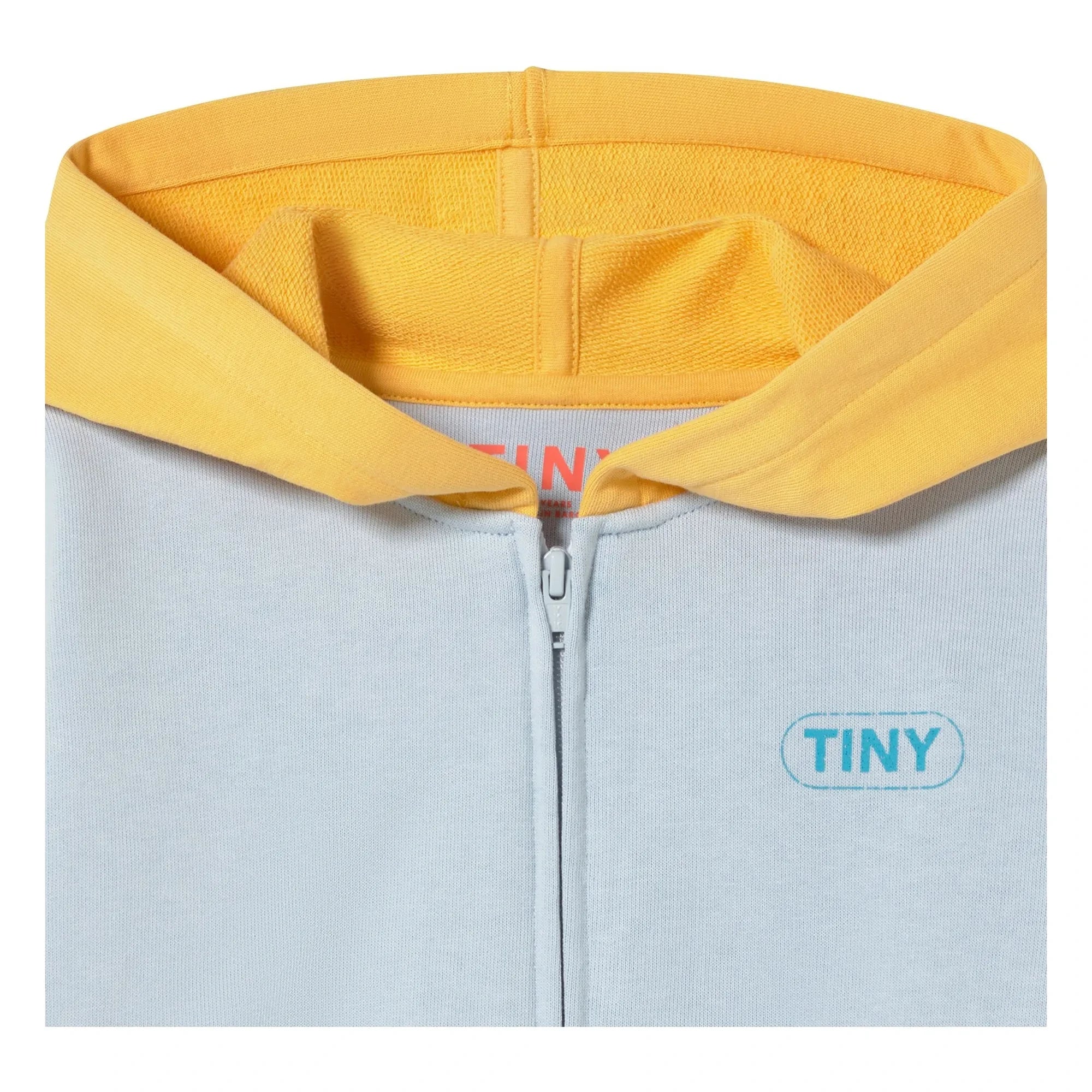 Tinycottons - Color-Blocked Organic Cotton Hooded Sweatshirt | Green