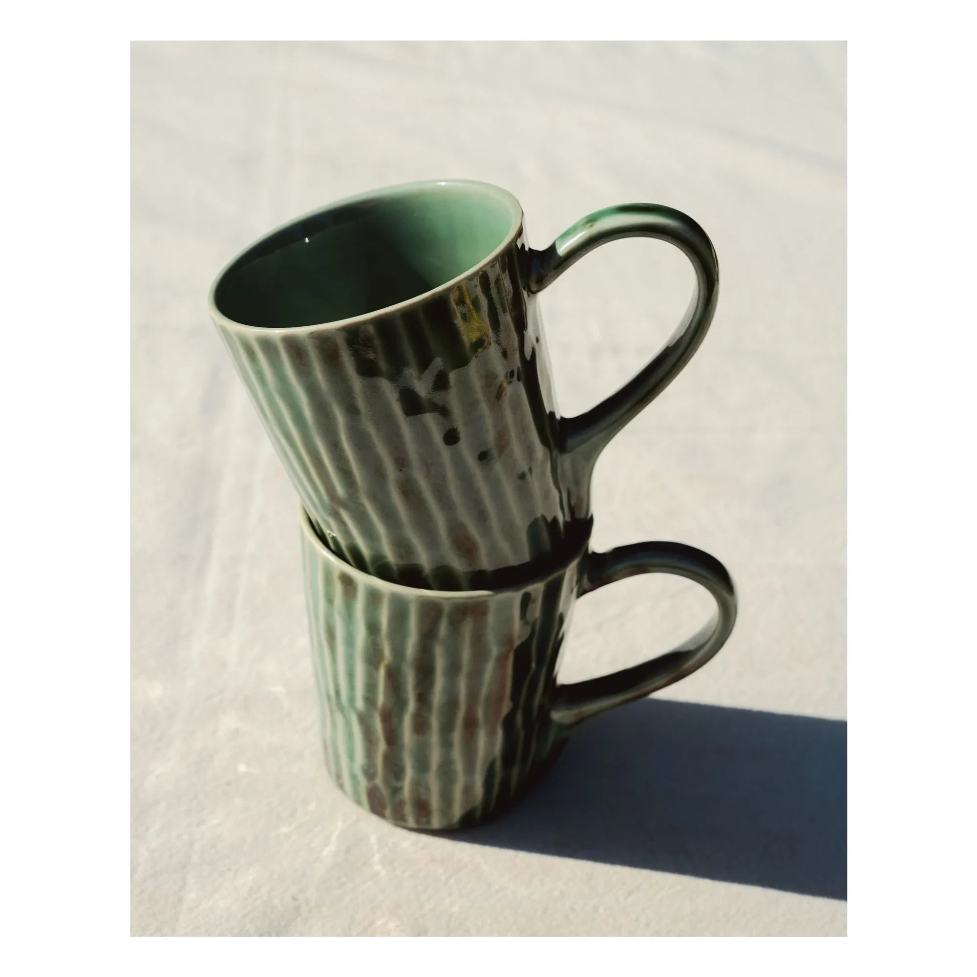 Serax - Verde Lanza Tea Cups, Pascale Naessens - Set of 2 | Green