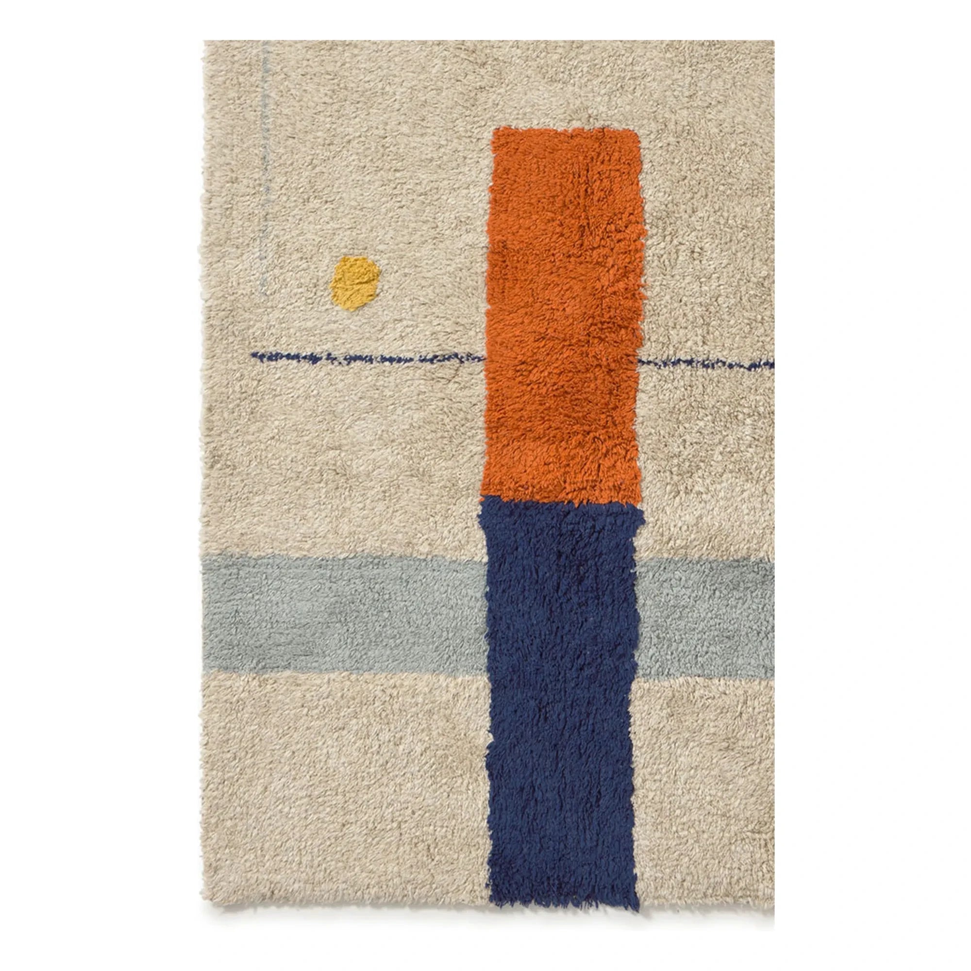 Lorena Canals - Geometric Patterned Rug | Beige