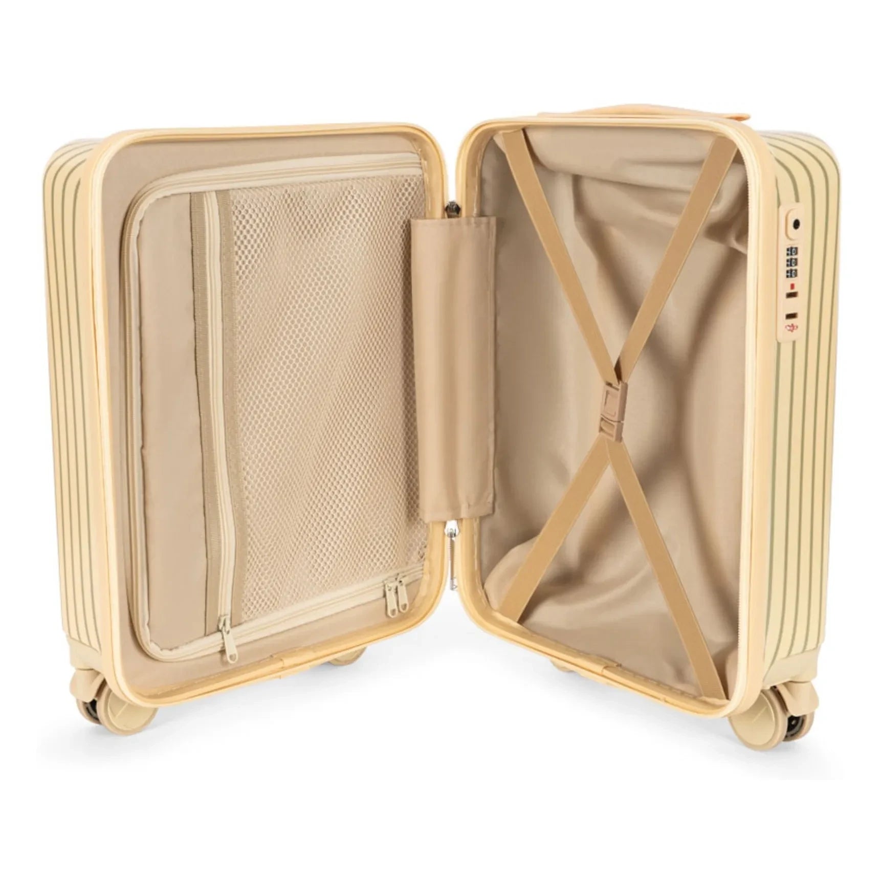Konges Sløjd - Striped Suitcase | Beige