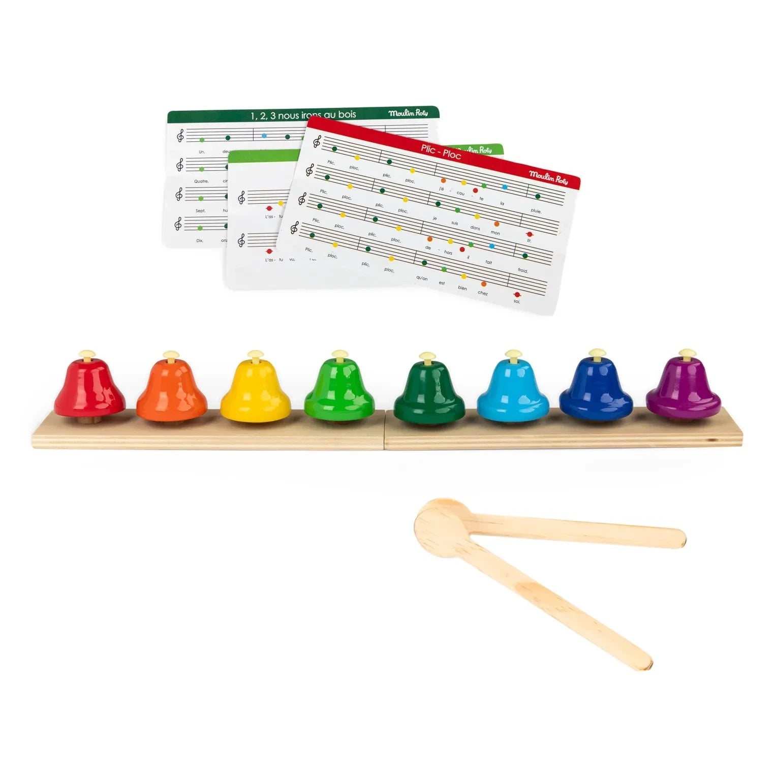 Moulin Roty - 8 Müzik Çanı - Les Popipop
