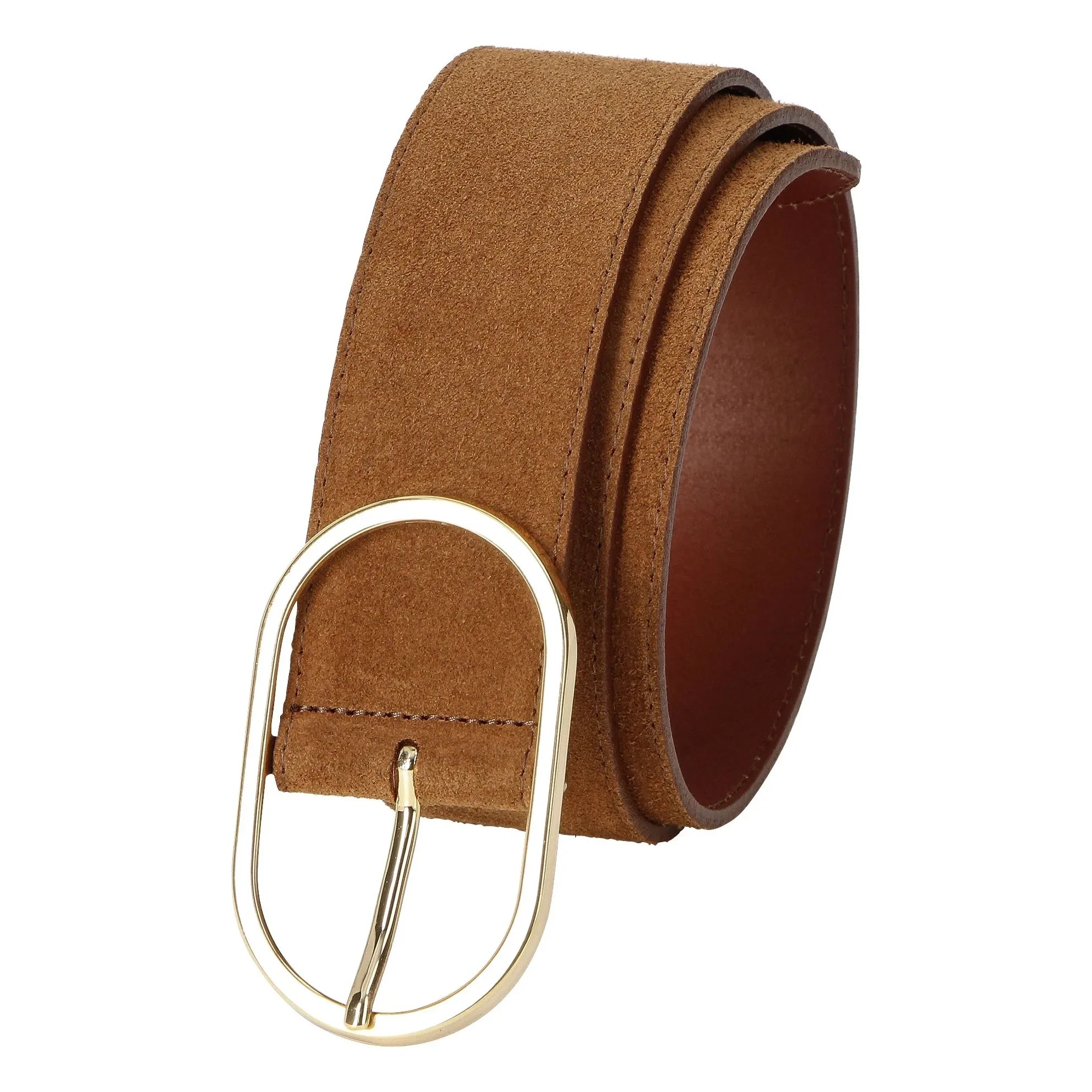 herbert frère soeur - La Paname Leather Belt | Camel