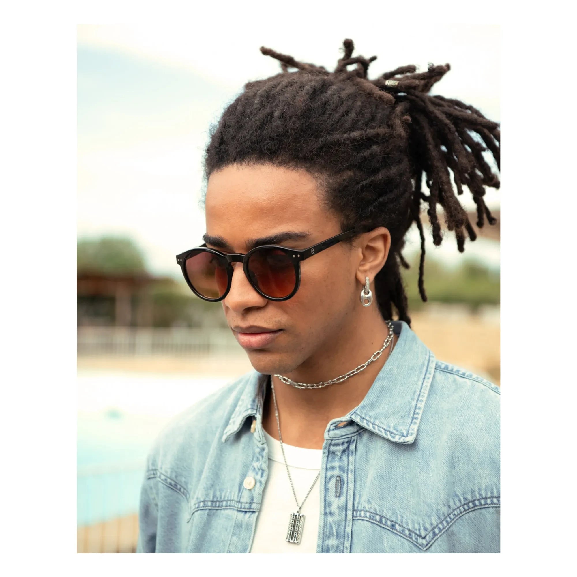 IZIPIZI - Sunglasses #M | Gloss black