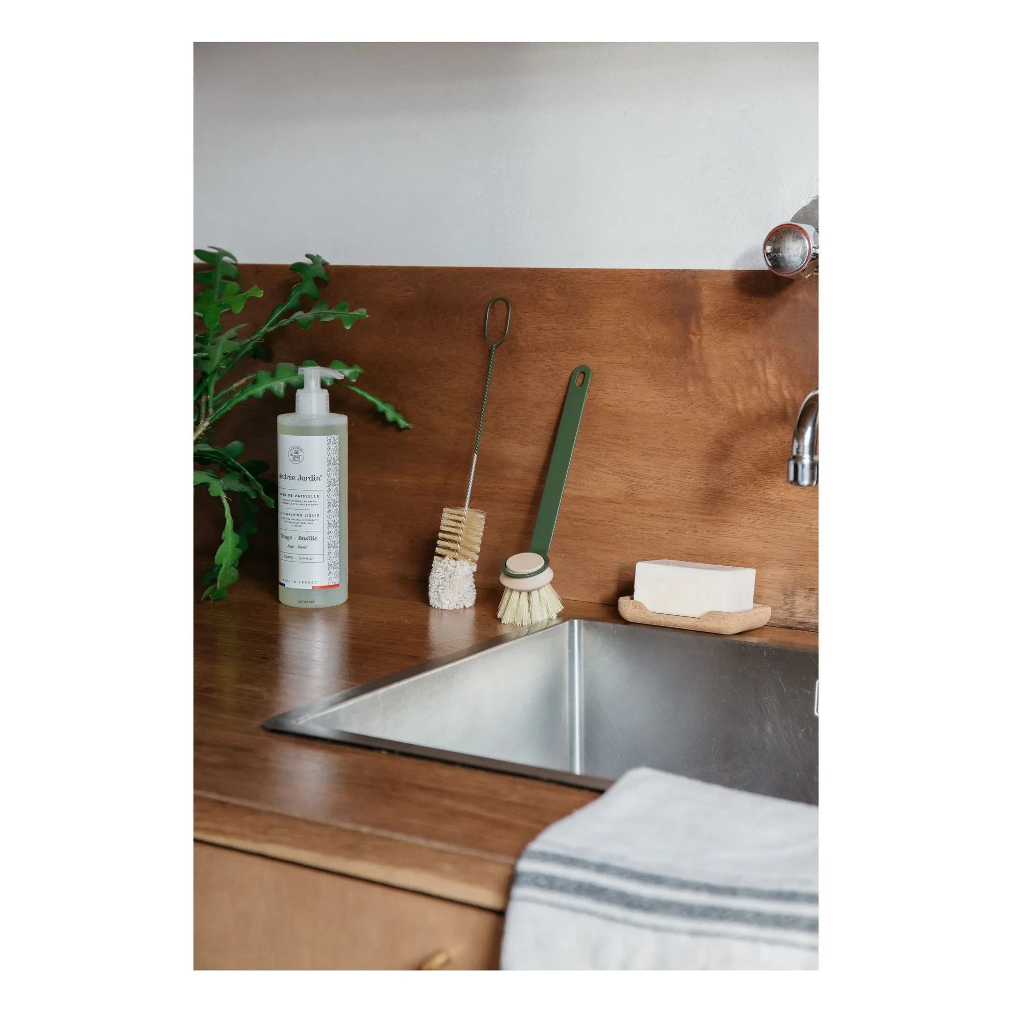 Andrée Jardin - Sponge Handle | Olive Green