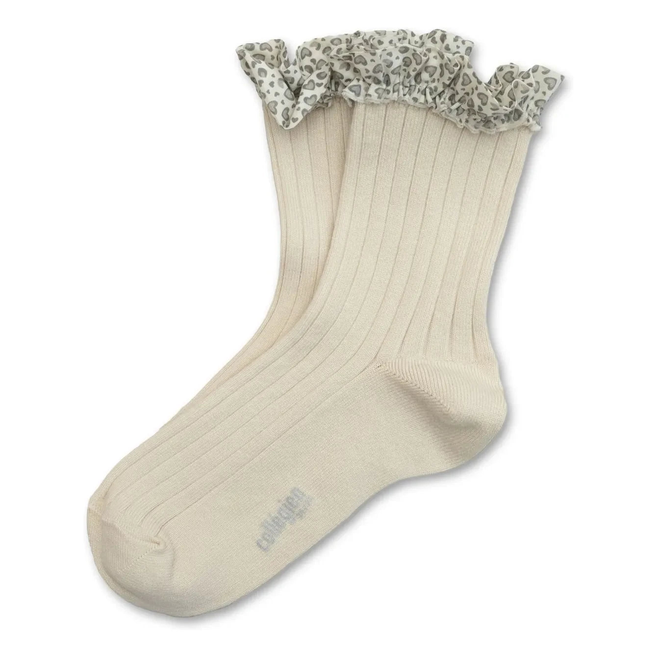 Collégien - Léa Cœurs Socks | Off-White