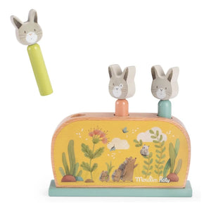 Moulin Roty - Trois petits lapins Pop-up Oyuncak