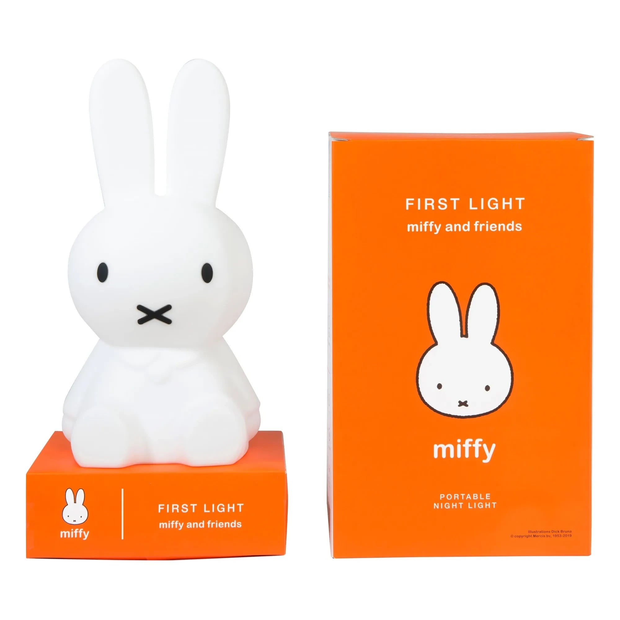 Mr Maria - Miffy Yumuşak Silikon Gece Lambası | Beyaz