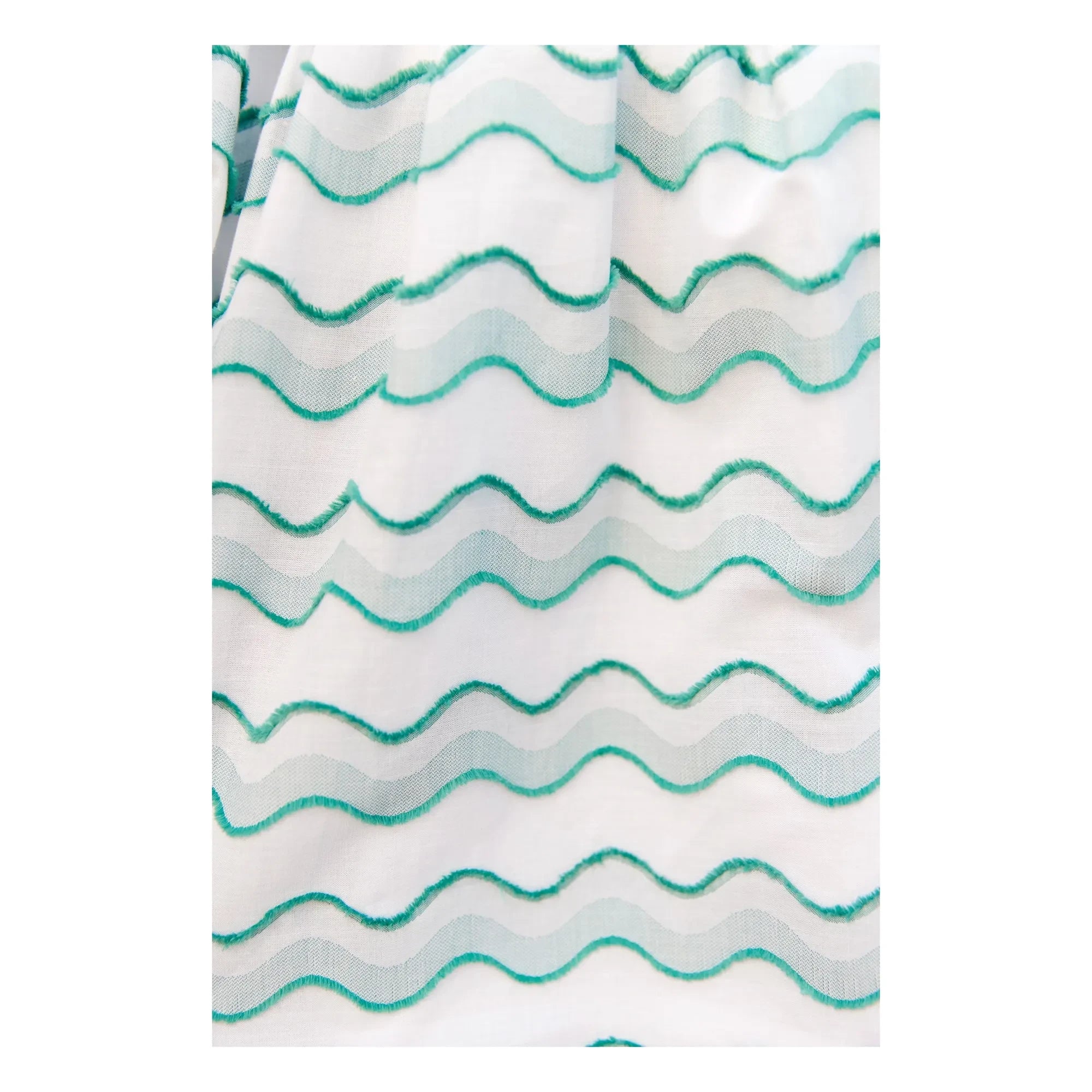 Tartine et Chocolat - Wave Pattern Dress | Green