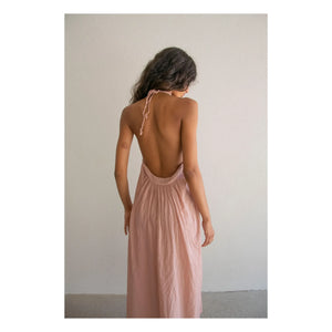 THEAVANT - La Plage Pamuk voile elbise | Bej