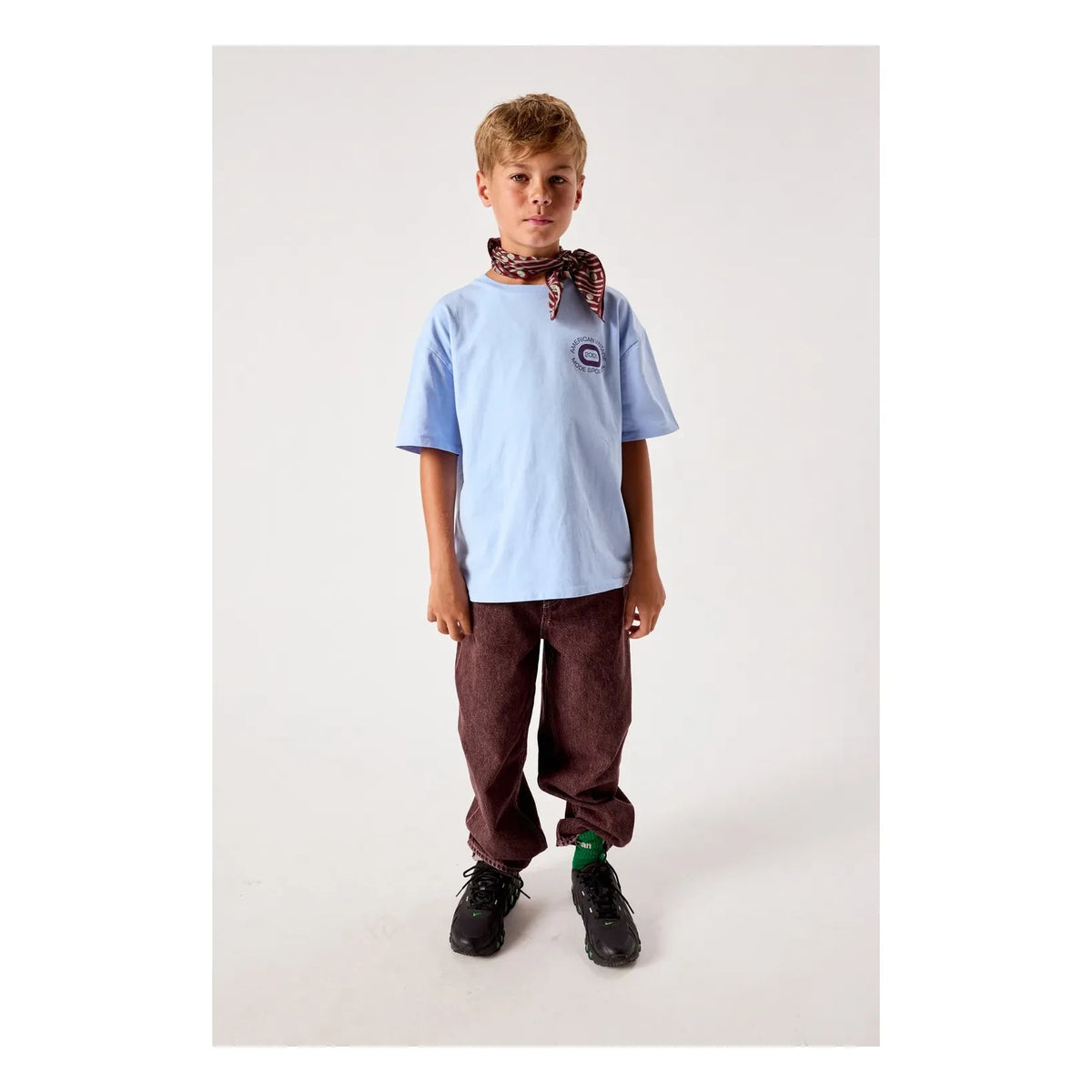 American Vintage - Fizvalley Ready Steady T-shirt | Light Blue