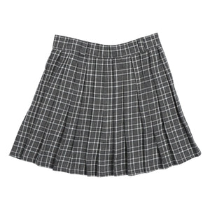 the new society - Martina etek Organic cotton check | Dark gray