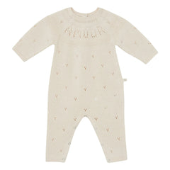 Bonton - Lalaland Merino Wool Romper | Ecru