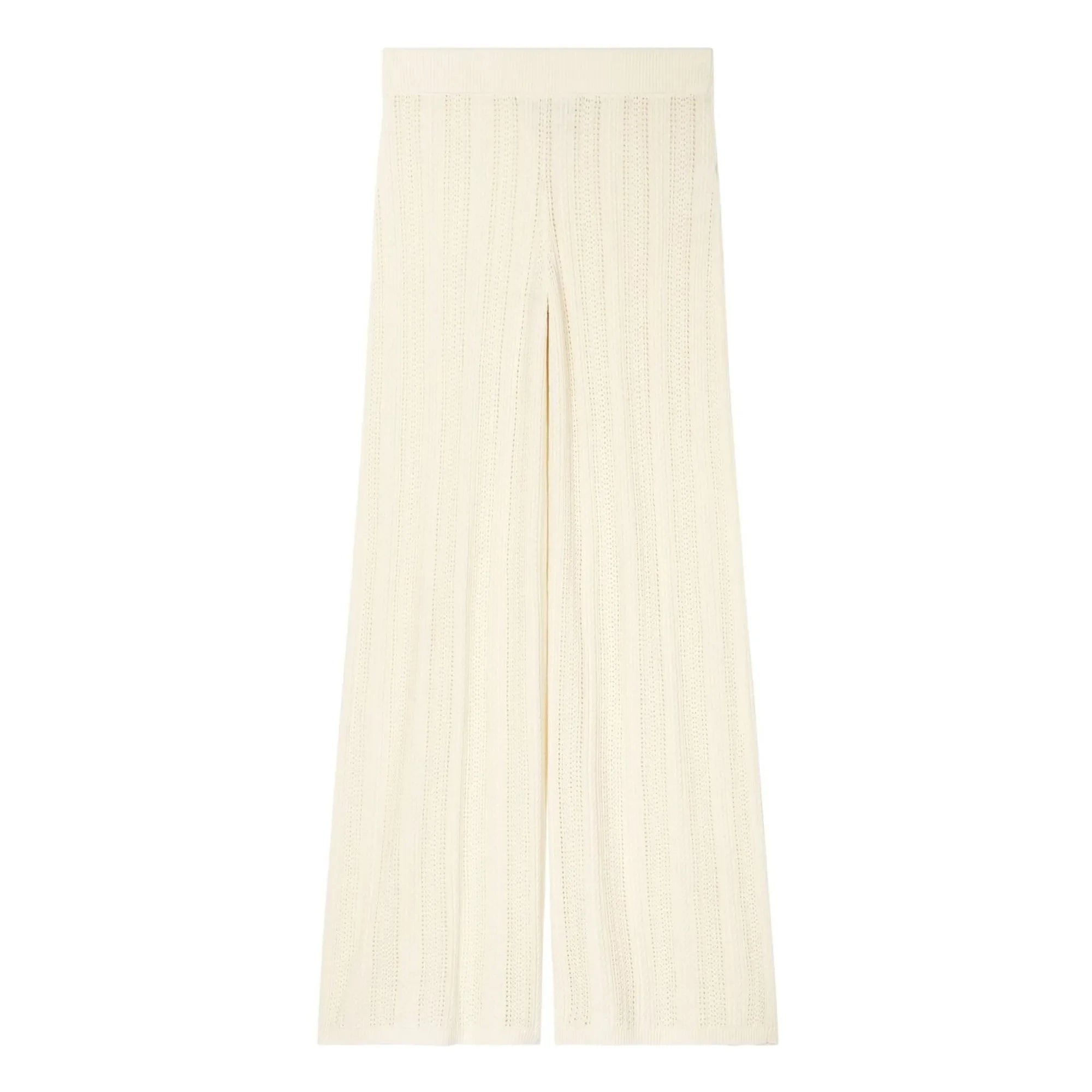 Bompard - Pointelle Cashmere and Silk Pants | Natural