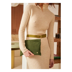 La cerise sur le gâteau - Iona Clutch Bag | Forest Green
